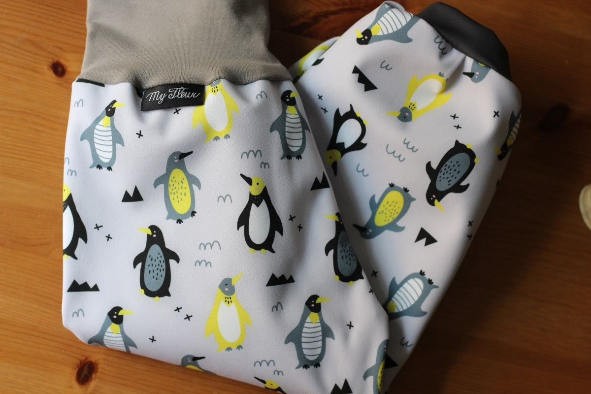 Softshellhosen Pinguine, grau