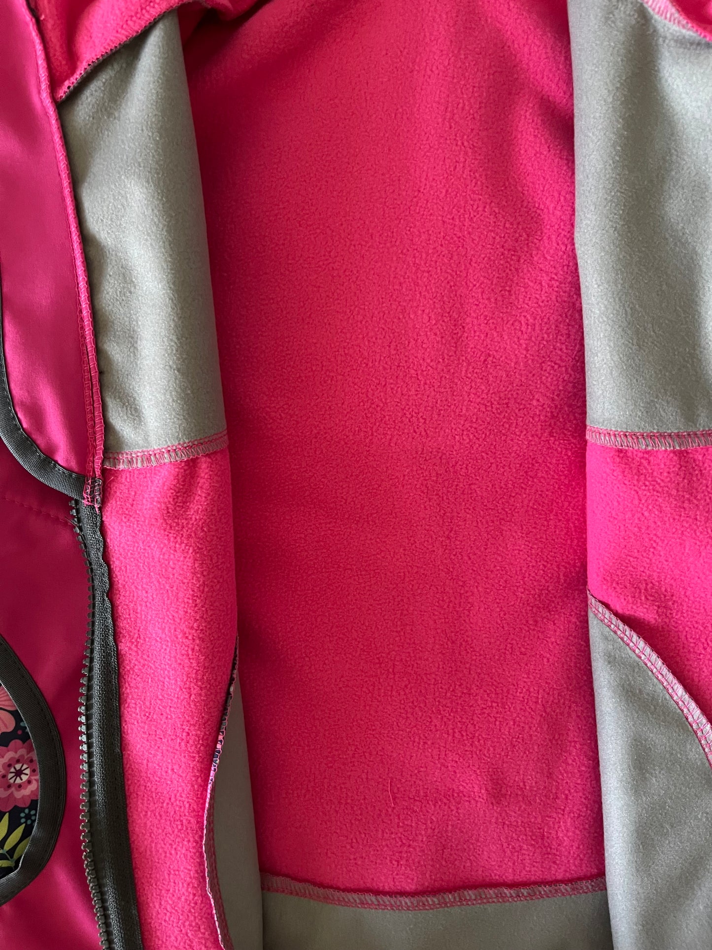 Sommer Softshelljacke ohne Futter, Fuchsia, Einhorn