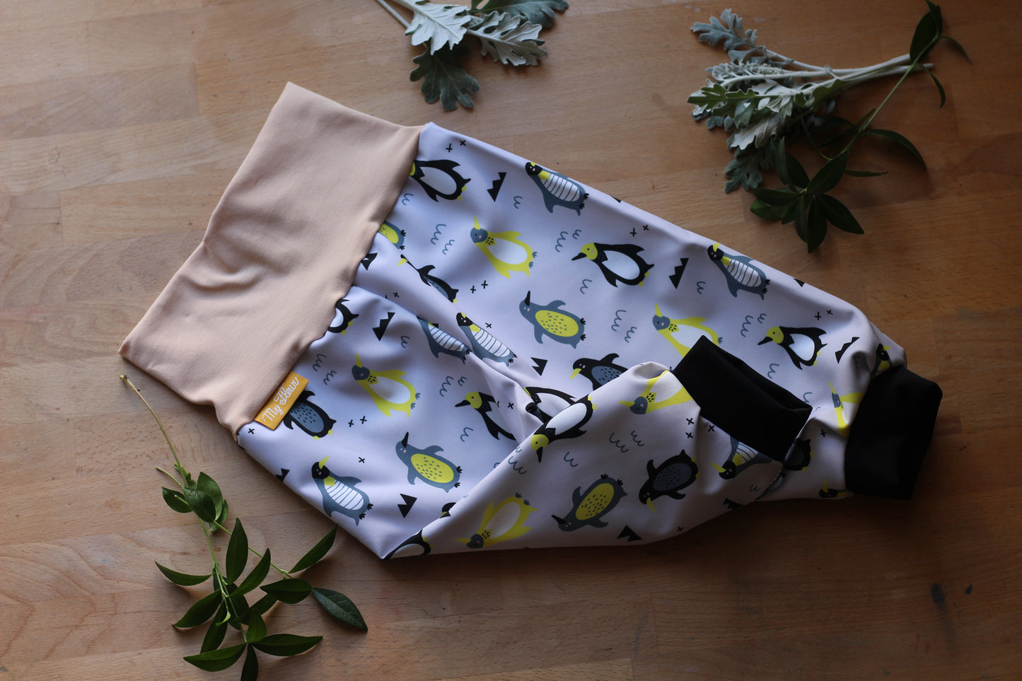 Softshellhosen Pinguine, beige