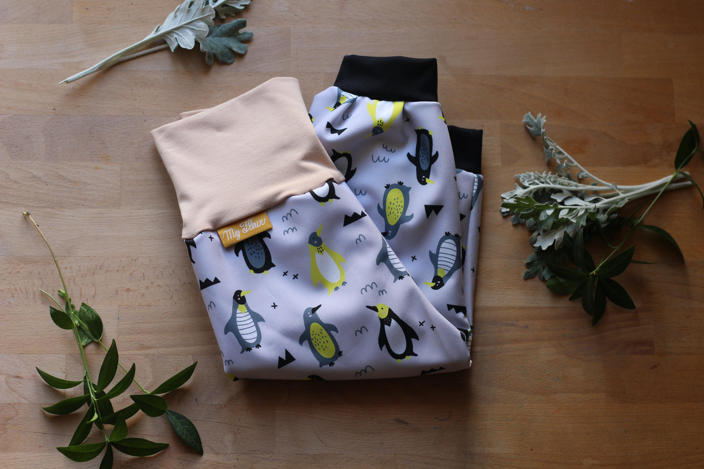 Softshellhosen Pinguine, beige