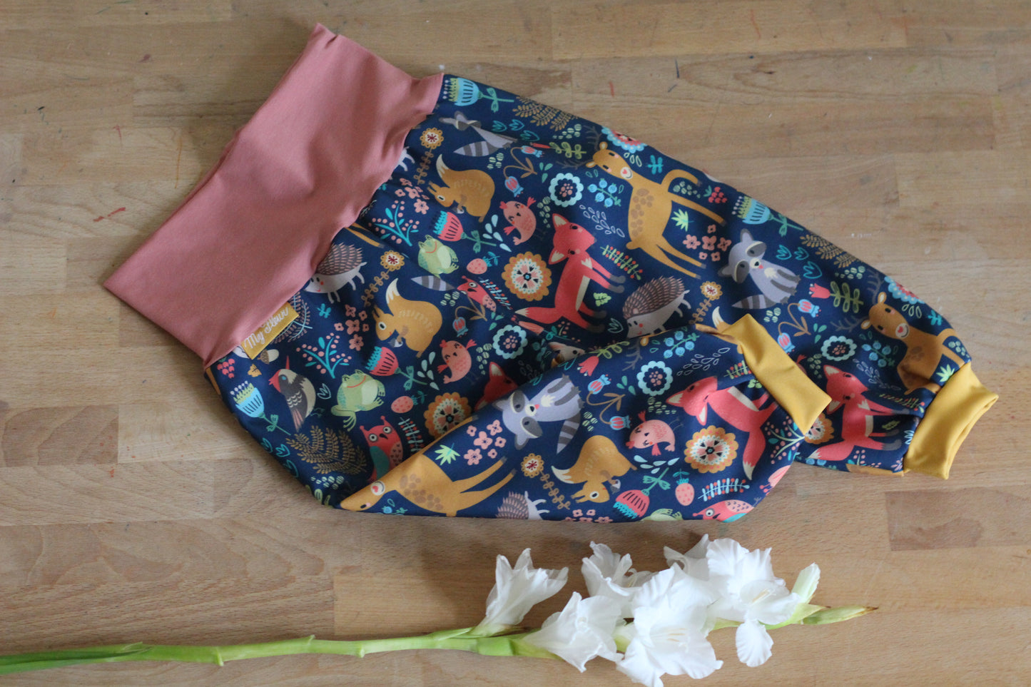 Softshellhosen Waldtiere, rosa