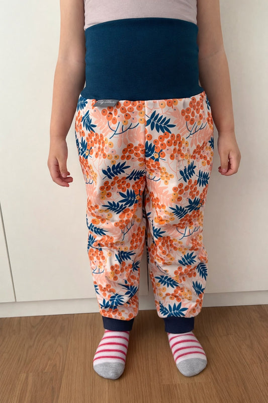 Pantalon softshell, couleur mûre, bleu