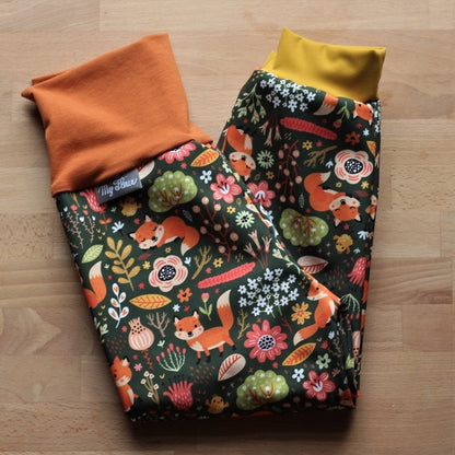 Softshellhosen Waldtiere, khaki