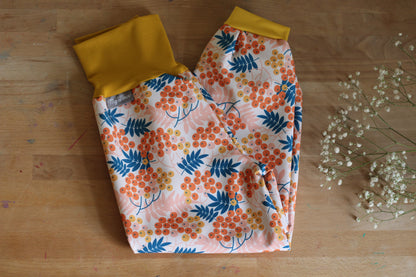 Pantalon softshell, couleur mûre, jaune