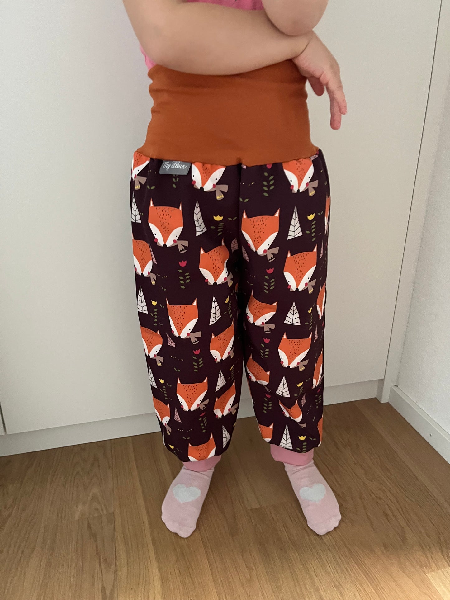 Softshell trousers foxes, orange