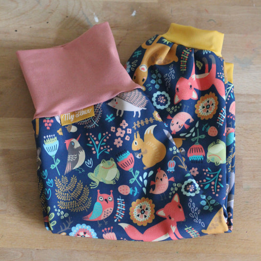 Softshellhosen Waldtiere, rosa