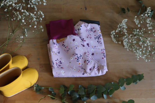 Softshellhosen Blumen, Brombeere
