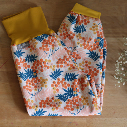 Pantalon softshell, couleur mûre, jaune