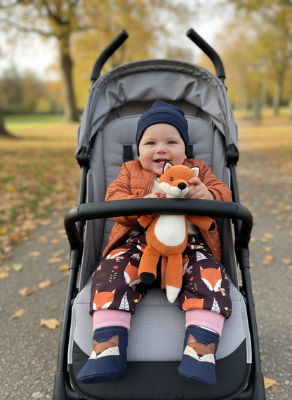 Softshell trousers foxes, orange
